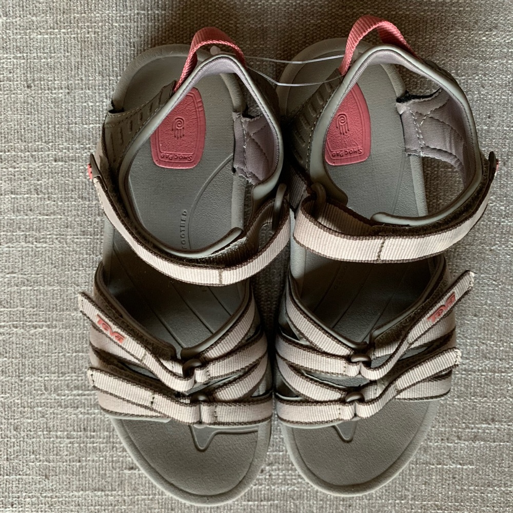 Teva Women's Sandals in Pink and Tan